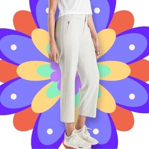 Athleta ‘Tribeca Utility Crop Pant’ in “Birch Grey Size 6